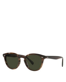 【送料無料】 オリバーピープルズ レディース サングラス・アイウェア アクセサリー Universal Fit Desmon Round Sunglasses, 50mm Tortoise/Gray Polarized Solid