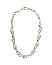 【送料無料】 オールセインツ レディース ネックレス・チョーカー・ペンダントトップ アクセサリー Zipper Collar Necklace, 17" Silver