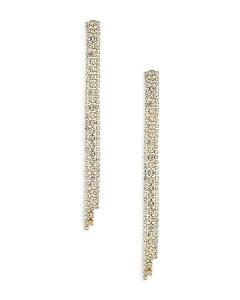 yz GeBJ fB[X sAXECO ANZT[ Your Moment Cubic Zirconia Linear Drop Earrings in 18K Gold Plated Gold