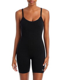 【送料無料】 アローヨガ レディース ジャンプスーツ トップス Seamless Ribbed Mellow Romper Black