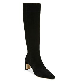 【送料無料】 サムエデルマン レディース ブーツ・レインブーツ シューズ Women's Sylvia Pointed Toe High Heel Boots Black Suede