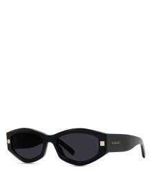 【送料無料】 ジバンシー レディース サングラス・アイウェア アクセサリー GV Day Geometric Sunglasses, 54mm Black/Gray Solid