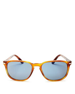 yz y\ Y TOXEACEFA ANZT[ Square Sunglasses, 55mm Lite Tortoise/Blue Solid