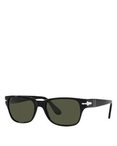yz y\ fB[X TOXEACEFA ANZT[ Rectangle Sunglasses, 55mm Black/Green Solid
