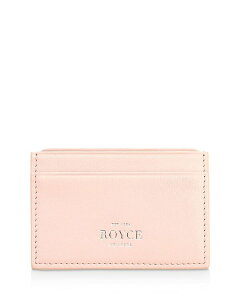 ���C�X ���f�B�[�X �A�N�Z�T���[ ���z ���U�[ ROYCE New York Leather RFID-Blocking Executive Slim Credit Card Case Light Pink �s���N