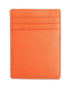 ���C�X ���f�B�[�X �A�N�Z�T���[ ���z ���U�[ ROYCE New York Leather Magnetic Money Clip Wallet Orange �I�����W