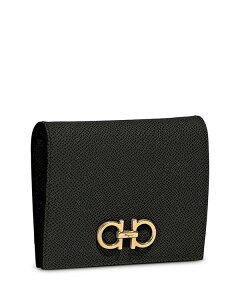 T@g[ tFK fB[X ANZT[ z U[ Salvatore Ferragamo Leather Folding Wallet Nero