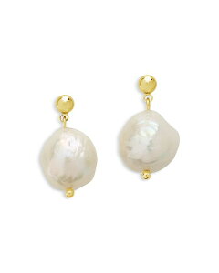�X�^�[�����O�t�H�[�G�o�[ ���f�B�[�X �A�N�Z�T���[ �s�A�X�E�C�������O Sterling Forever Large Baroque Pearl Drop Studs Gold �S�[���h