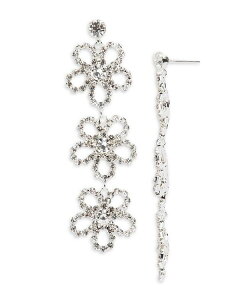 ANA fB[X ANZT[ sAXECO AQUA Three Part Chandelier Flower Drop Earrings - 100% Exclusive Silver Vo[