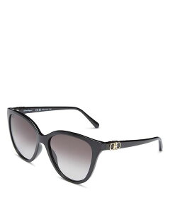 yz tFK fB[X TOXEACEFA ANZT[ Cat Eye Sunglasses 57mm Black/Black Gradient