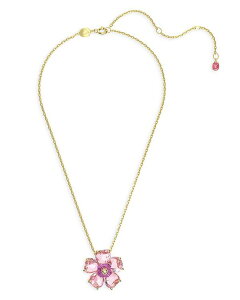 XtXL[ fB[X ANZT[ lbNXE`[J[Ey_ggbv [X Swarovski Florere Crystal Pendant Necklace 16.5" Pink sN