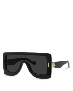 yz Gx fB[X TOXEACEFA ANZT[ Chunky Anagram Mask Sunglasses 51mm Black/Gray Solid