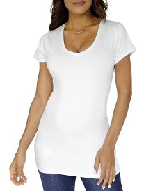 イングリッド&イザベル レディース シャツ トップス Maternity V-Neck Short Sleeve Tee White