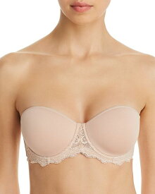 【送料無料】 シモーヌペレール レディース ブラジャー アンダーウェア Caresse Strapless Underwire Bra Peau Rose