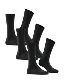 【送料無料】 ファルケ レディース 靴下 アンダーウェア Family Sustainable Cotton Socks Set of 3 Black