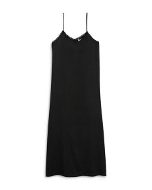 【送料無料】 ザ・クープルス レディース ワンピース トップス Lace Trim Slip Dress Black