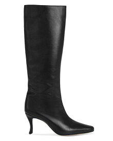 【送料無料】 バイファー レディース ブーツ・レインブーツ シューズ Women's Stevie Pointed Toe High Heel Tall Boots Black