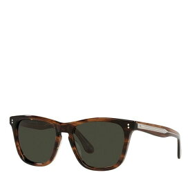 【送料無料】 オリバーピープルズ レディース サングラス・アイウェア アクセサリー Lynes Polarized Square Sunglasses 55mm Tortoise/Gray Polarized Solid