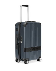 【送料無料】 モンブラン メンズ スーツケース バッグ Trolley Cabin Compact Four Wheel Suitcase Gray