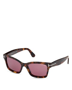 yz gEtH[h fB[X TOXEACEFA ANZT[ Mikel Square Sunglasses 54mm Havana/Pink Mirrored Solid