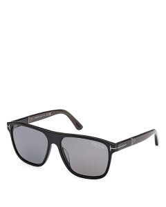yz gEtH[h fB[X TOXEACEFA ANZT[ Black Polarized Square Sunglasses 58mm Black/Gray Polarized Solid