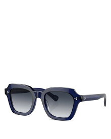 【送料無料】 オリバーピープルズ レディース サングラス・アイウェア アクセサリー V5526SU Kienna Pillow Sunglasses 51mm Blue/Blue Gradient