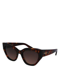 yz tFK fB[X TOXEACEFA ANZT[ Classic Logo Geometric Cat Eyes 55mm Tortoise/Brown Gradient