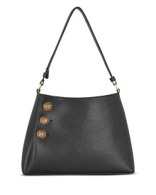【送料無料】 バルマン レディース ショルダーバッグ バッグ Embleme Leather Shoulder Bag Black/Gold