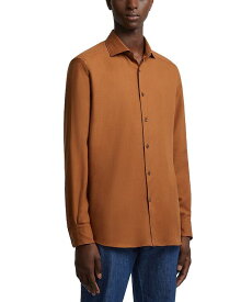 【送料無料】 ゼニア メンズ シャツ トップス Cashco Regular Fit Button Down Shirt Medium Brown
