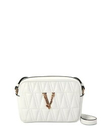 【送料無料】 ヴェルサーチ レディース ショルダーバッグ バッグ Virtus Camera Bag Optical White/Gold