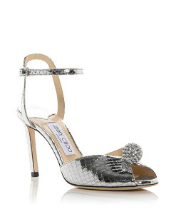 yz W~[`[ fB[X T_ V[Y Women's Sacora 85 Embellished High Heel Sandals - 100% Exclusive Silver/Crystal