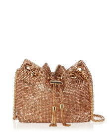 【送料無料】 アクア レディース ハンドバッグ バッグ Crystal Drawstring Bucket Bag Rose Gold