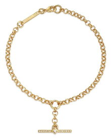 【送料無料】 ゾイチッコ レディース ブレスレット・バングル・アンクレット アクセサリー 14K Yellow Gold Paris Diamond Faux Toggle Rolo Link Bracelet Gold