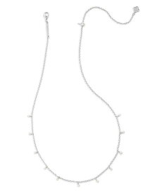 【送料無料】 ケンドラスコット レディース ネックレス・チョーカー・ペンダントトップ アクセサリー Willa Cultured Freshwater Pearl Strand Necklace 16 Silver/White