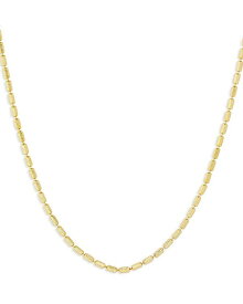 【送料無料】 アルジェントヴィーヴォ レディース ネックレス・チョーカー・ペンダントトップ アクセサリー Diamond Cut Bar Necklace in 18K Gold Plated Sterling Silver 16-18 Gold