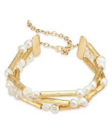 【送料無料】 カルト ガイア レディース ネックレス・チョーカー・ペンダントトップ アクセサリー Zabelle Cultured Pearl Choker Necklace 11.5-18 White/Gold
