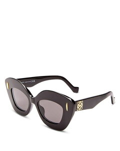 yz Gx fB[X TOXEACEFA ANZT[ Anagram Butterfly Sunglasses 47mm Black/Gray Solid