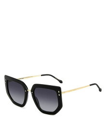 【送料無料】 イザベル マラン レディース サングラス・アイウェア アクセサリー Cat Eye Sunglasses 55mm Black/Gray Gradient