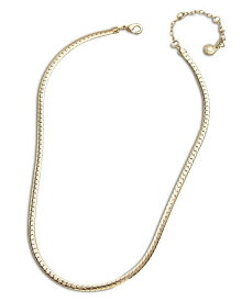 【送料無料】 バウブルバー レディース ネックレス・チョーカー・ペンダントトップ アクセサリー Stevie Flat Chain Necklace 16 Gold