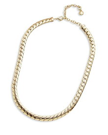 【送料無料】 バウブルバー レディース ネックレス・チョーカー・ペンダントトップ アクセサリー Scottie Curb Link Collar Necklace 16-19 Gold