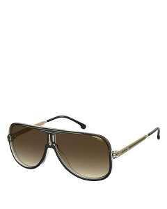 yz J[i fB[X TOXEACEFA ANZT[ Polarized Aviator Sunglasses 64mm Black/Brown Polarized Gradient