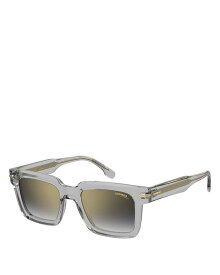 【送料無料】 カレーナ レディース サングラス・アイウェア アクセサリー Square Sunglasses 52mm Gray/Gray Gradient