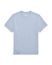 【送料無料】 マック ウェルダン メンズ Tシャツ トップス Silver Pique Crewneck Tee Blue Fog
