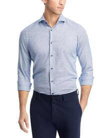 【送料無料】 ボス メンズ シャツ トップス H-Max-Us-Spread-C1 1 Cotton Sharp Fit Dress Shirt Blue
