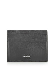 【送料無料】 フェラガモ メンズ 財布 アクセサリー Leather Card Case Nero.