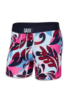 【送料無料】 サックス メンズ ボクサーパンツ アンダーウェア Ultra Soft Printed Boxer Briefs Tropical L