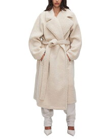 【送料無料】 グッドアメリカン レディース コート アウター Uniform Sherpa Wrap Coat Beige