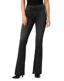 【送料無料】 ハドソン レディース デニムパンツ ジーンズ ボトムス Holly High Rise Flare Jeans in Washed Black washed black