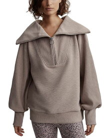 【送料無料】 バーレイ レディース パーカー・スウェット アウター Vine Half Zip Pullover Taupe Marl