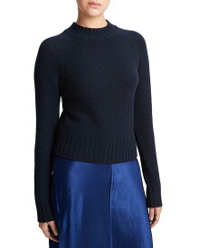 【送料無料】 ヴィンス レディース ニット・セーター アウター Shrunken Cashmere Mock Neck Sweater Coastal Blue